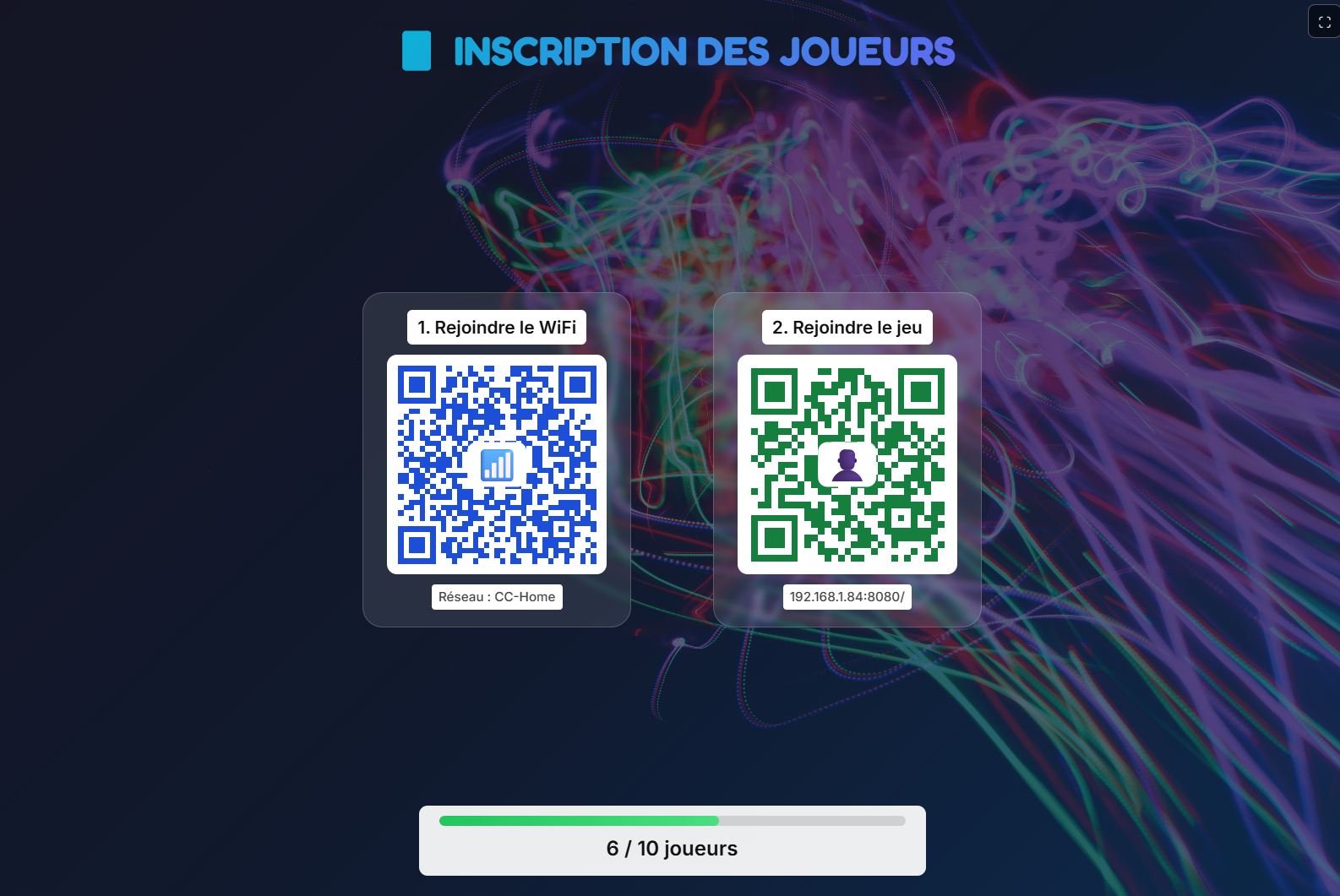 VJoueur - Inscription